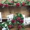 6 ft 3D Burgundy Chain SILK ROSES Garland Wedding Flowers Bouquets